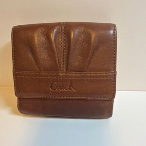 Coach Brown Leather Wallet